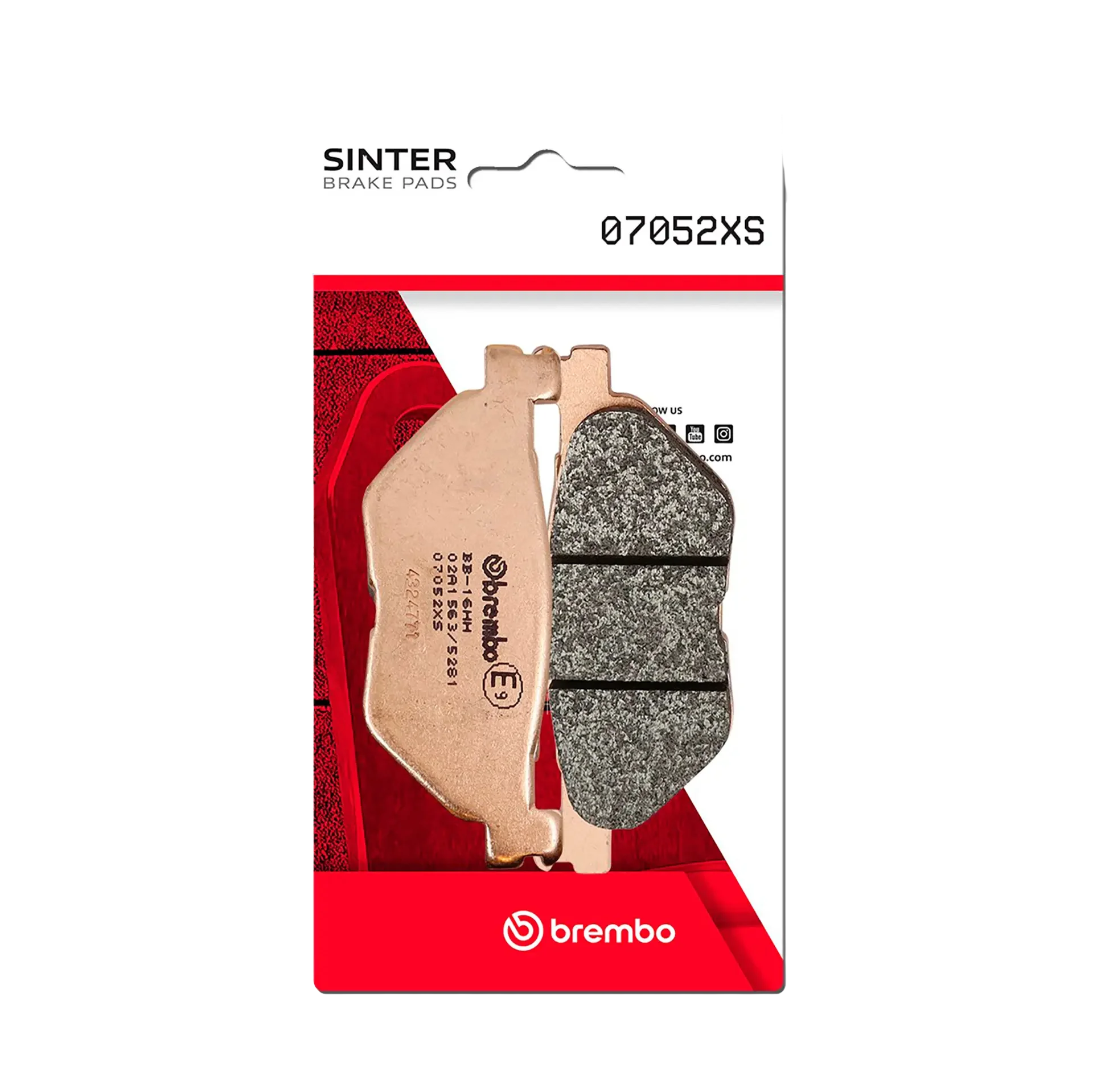 Plaquettes de Frein Arrière Brembo 07052XS - Yamaha T-MAX 500 (Ph1) - Miniature 2
