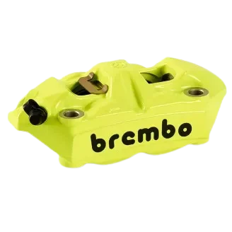 Etrier Brembo M4 Racing Monobloc 100mm Jaune/Noir - Yamaha T-MAX 530 - Image 1