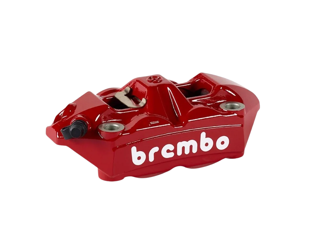 Etrier Brembo M4 Racing Monobloc 100mm Rouge/Blanc - Yamaha T-MAX 530 SX / DX - Image 1