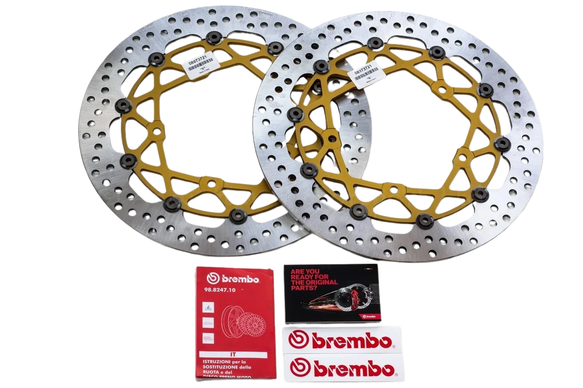 Paire de disques de frein AVANT BREMBO UPGRADE SUPERSPORT - Yamaha R7 - Miniature 2