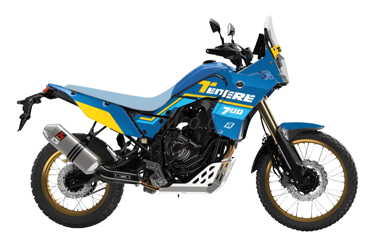 Kit déco Old Rally BLACKBIRD - Yamaha Ténéré 700 - Miniature 2