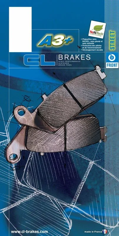 Plaquettes de frein avant CL BRAKES route - Yamaha Ténéré 700 - Image 1