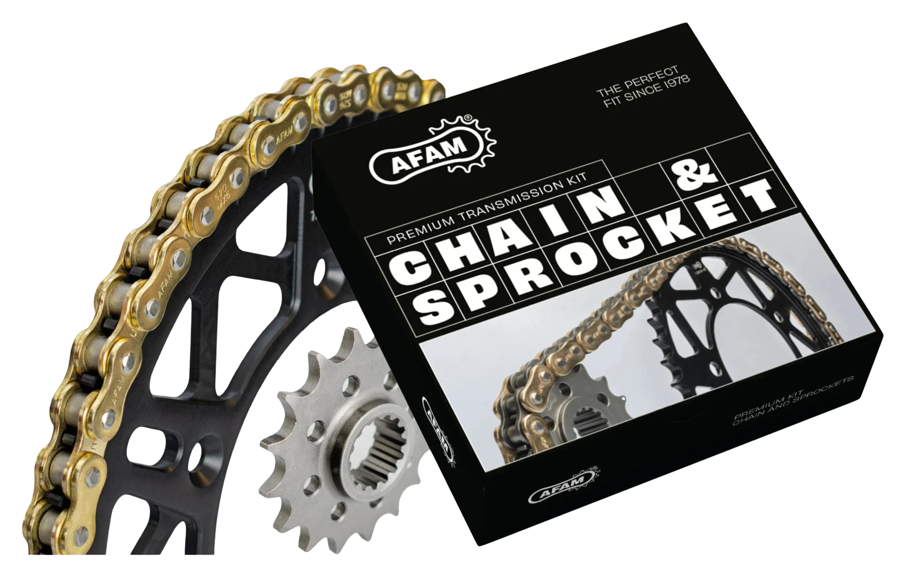 Kit chaîne super-renforcé AFAM 525XSR2 16/45 - Yamaha Tracer 900 - Image 1