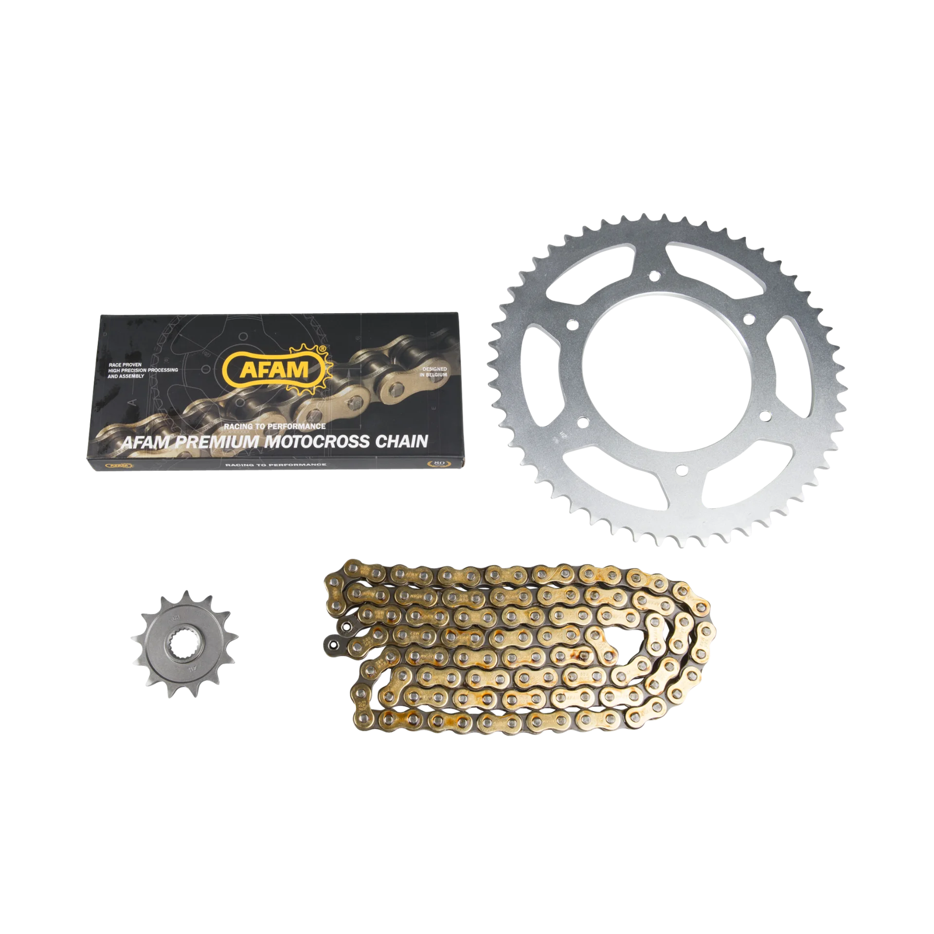 Kit chaîne super-renforcé AFAM 525XHR3 16/45 - Yamaha Tracer 900 GT - Image 1