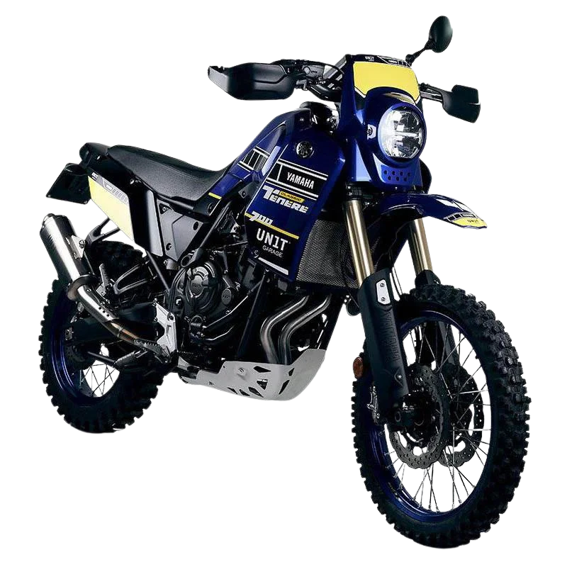 Kit carénage Dakar Rétro Bleu Icon UNIT GARAGE - Yamaha Ténéré 700 - Miniature 3