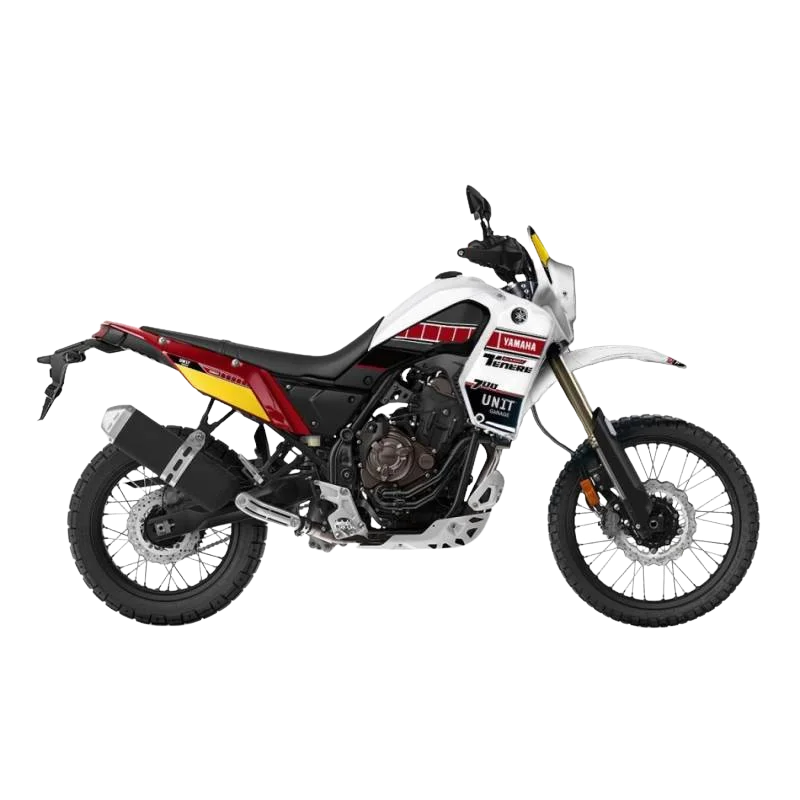 Kit carénage Dakar Rétro Blanc UNIT GARAGE - Yamaha Ténéré 700 - Miniature 2