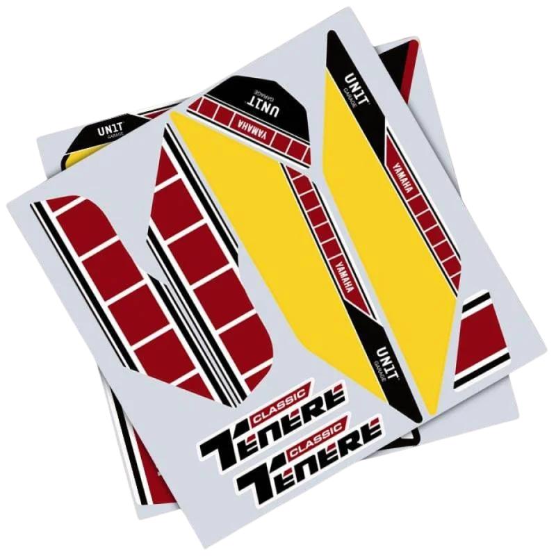 Kit carénage Dakar Rétro Blanc UNIT GARAGE - Yamaha Ténéré 700 - Miniature 3
