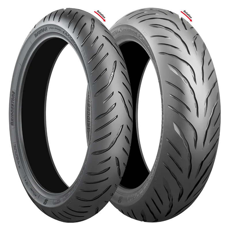 Pneu Avant + Arrière - Bridgestone Battlax T32 – Suzuki SV650 - Image 1