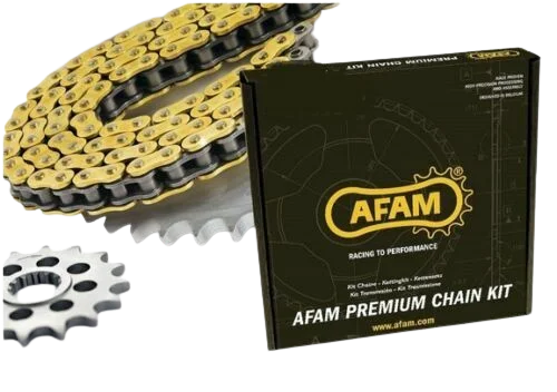 Kit chaîne super-renforcé AFAM 520XHR2 16/41 - couronne ultra-light - Yamaha R1 - Image 1