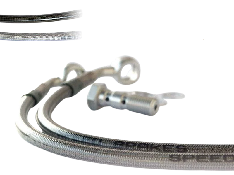 Durite de frein Aviation SPEEDBRAKES carbone/raccord titane - Yamaha R1