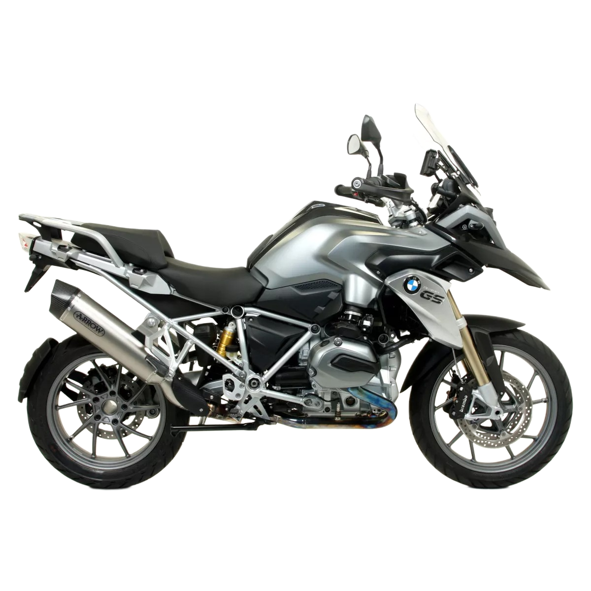 Silencieux Arrow Maxi Race Tech Alu. - BMW GS 1250 - Miniature 3