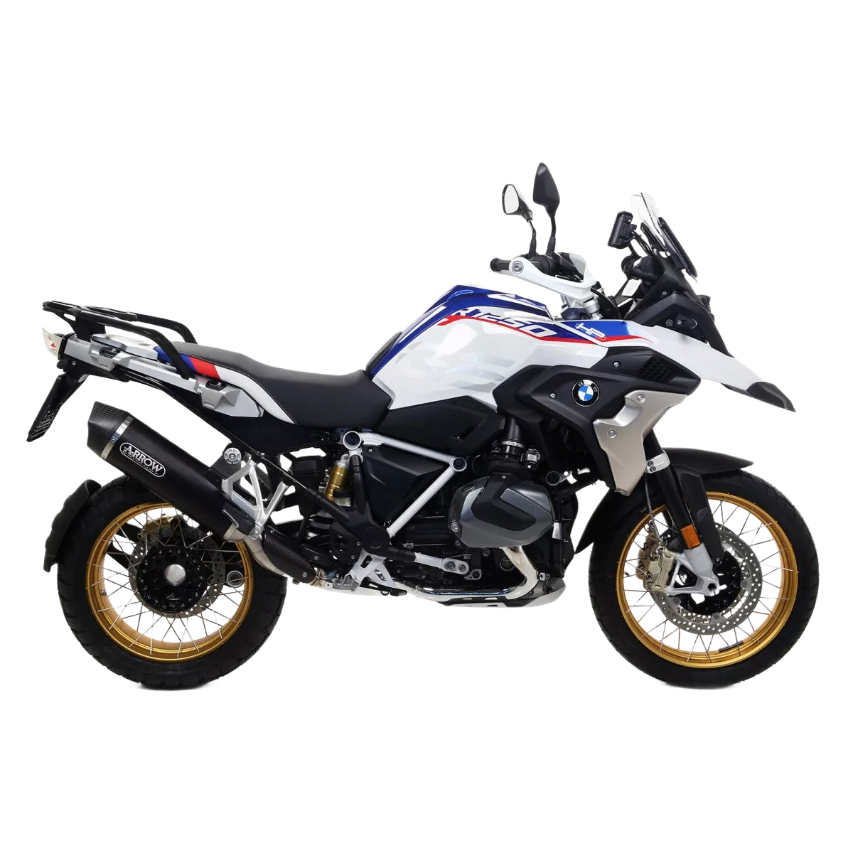 Silencieux Arrow Maxi Race Tech Alu. Noir - BMW GS 1250 - Miniature 3