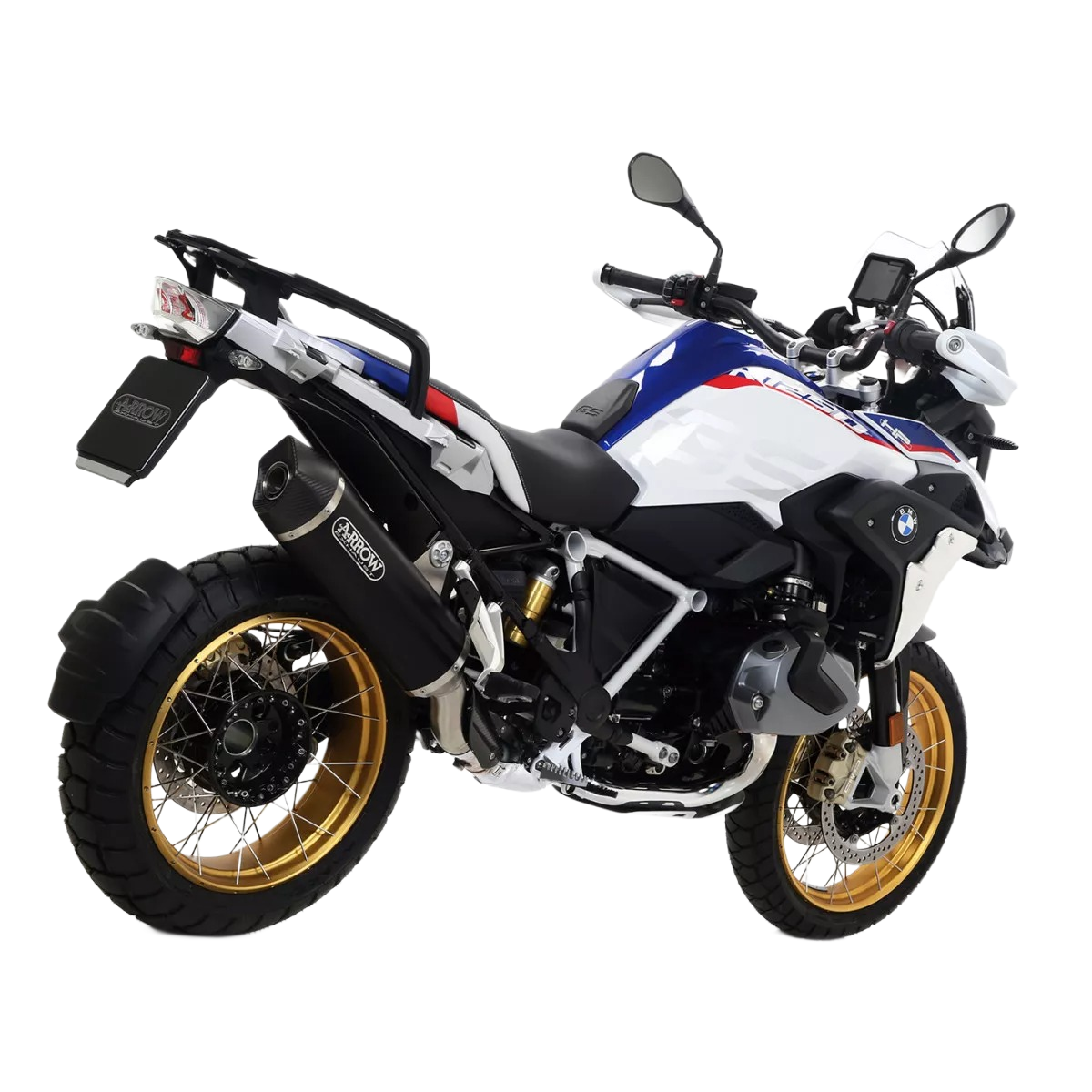 Silencieux Arrow Maxi Race Tech Alu. Noir - BMW GS 1250 - Miniature 4