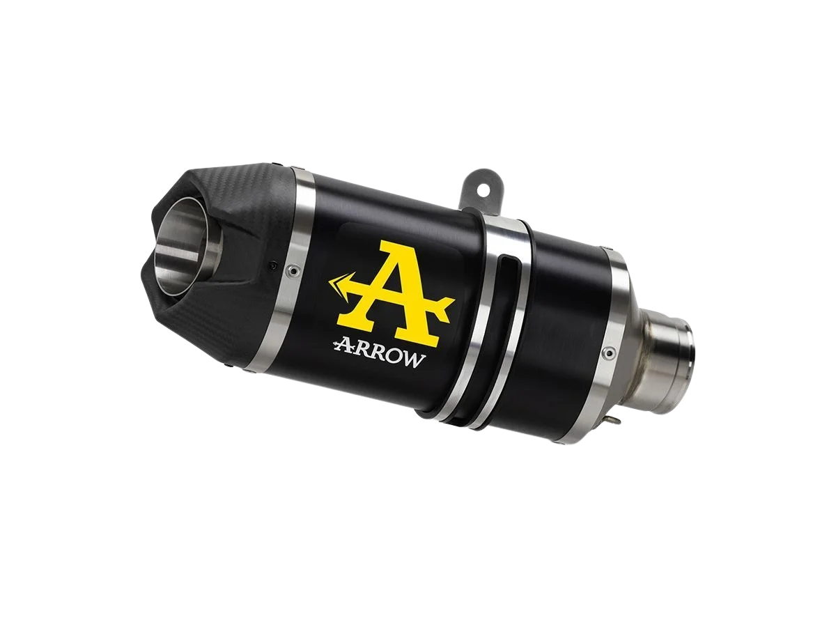 Silencieux Arrow Indy Race Noir alu/carbone - Yamaha R1 - Image 1