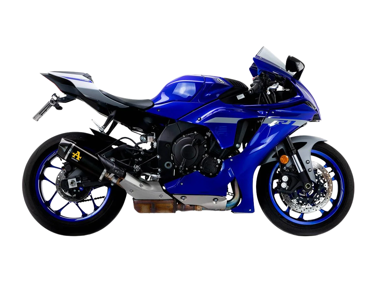 Silencieux Arrow Indy Race Noir alu/carbone - Yamaha R1 - Miniature 2