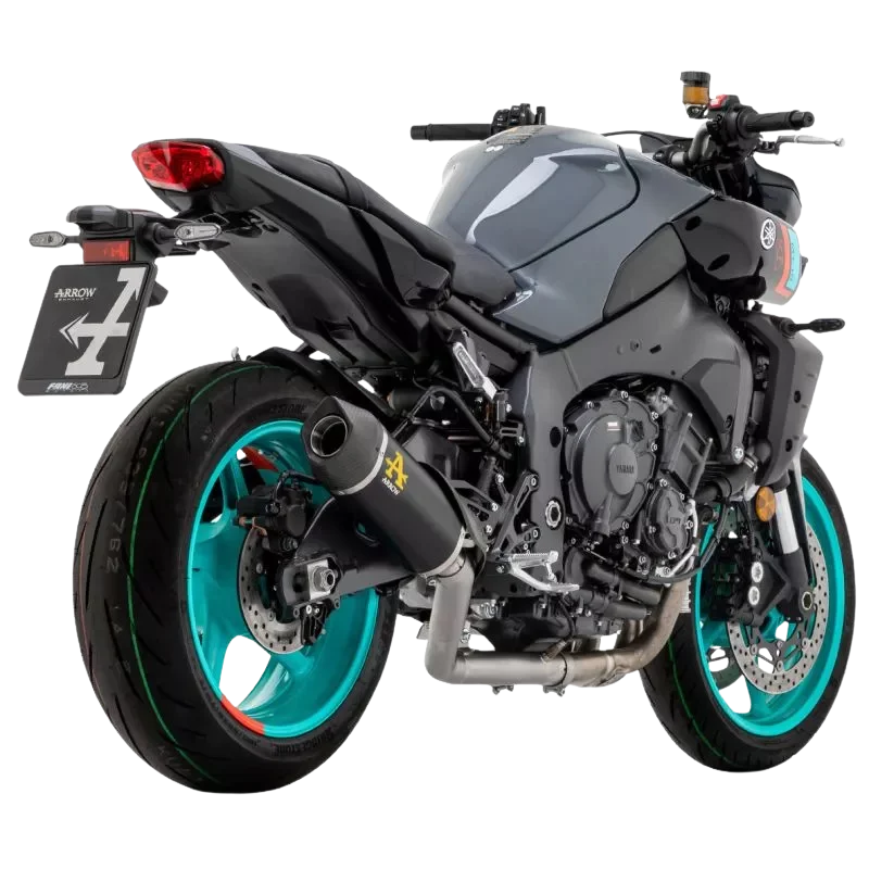 Silencieux Arrow Indi Race aluminium noir - Yamaha MT-10 - Miniature 2