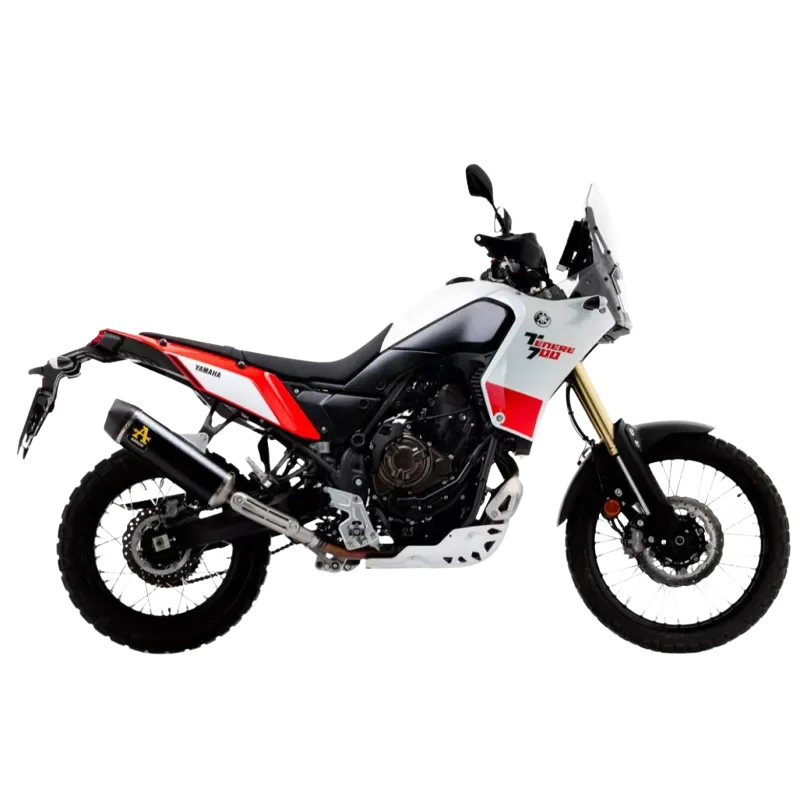 Silencieux Arrow Indi Race aluminium/carbone noir - Yamaha Ténéré 700 - Miniature 2