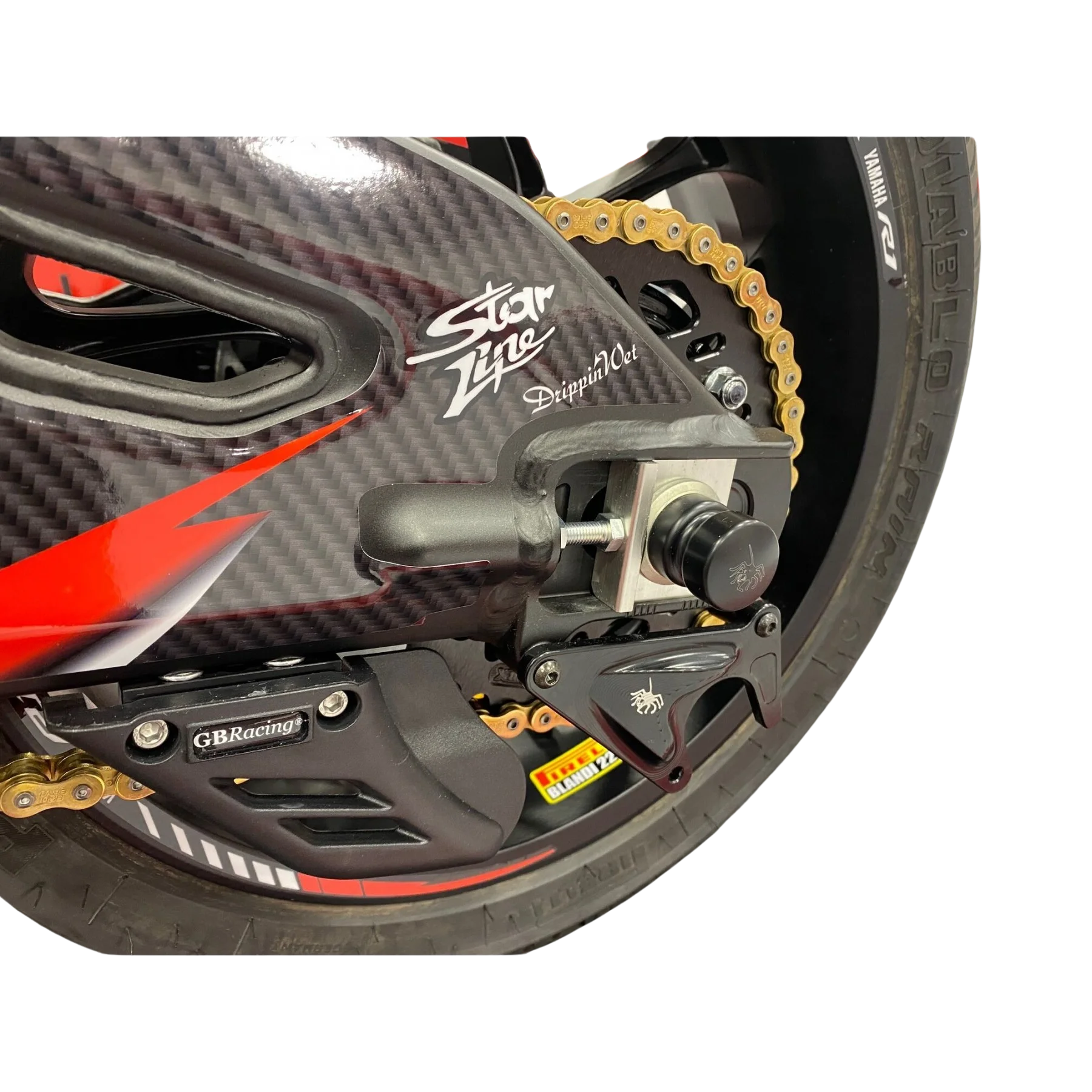 Fourchette de levée pour béquille de stand SPIDER - Yamaha R1 - Miniature 3