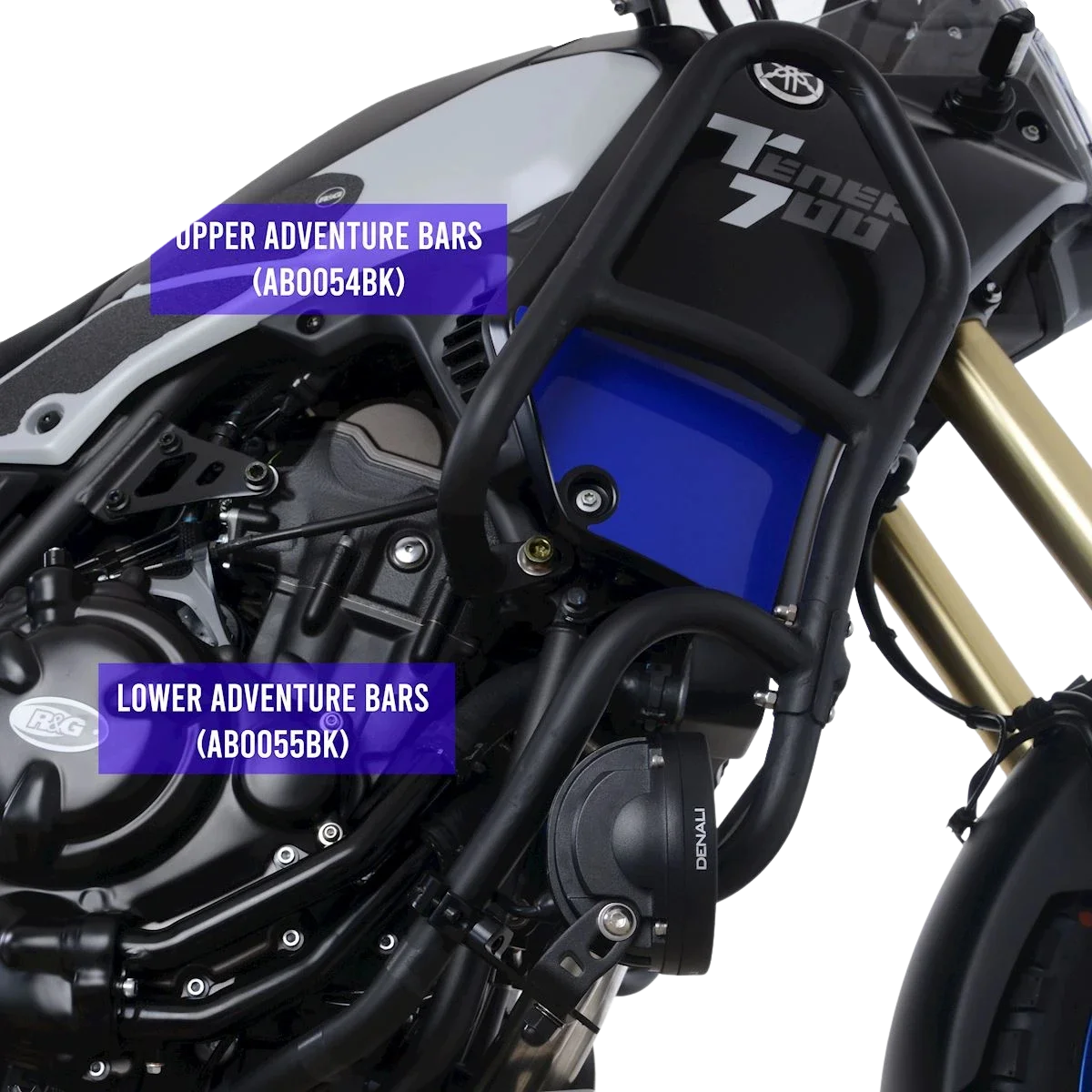 Crash-bar supérieur R&G RACING - Yamaha Ténéré 700 - Image 1