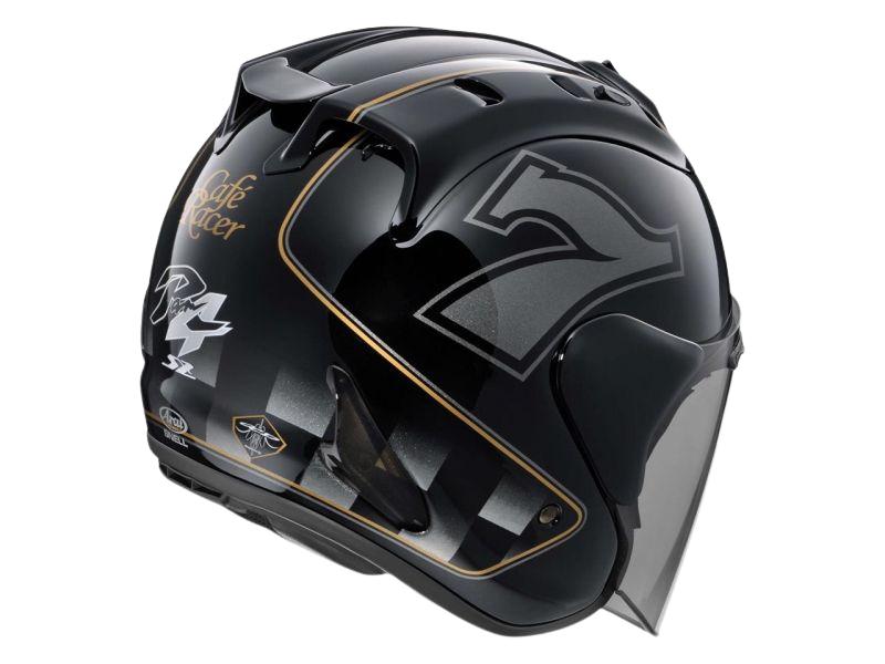 Casque Arai RAM 4 Cafe Racer Black - Miniature 2