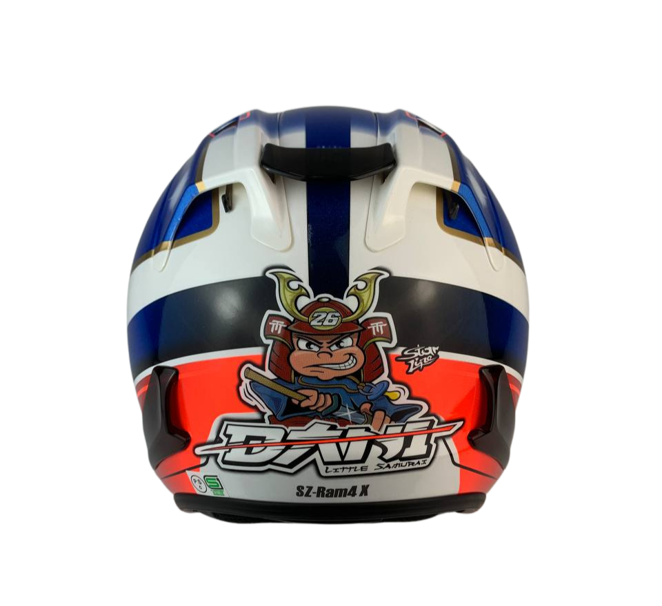 Casque Arai RAM 4X Dani Pedrosa Samuraï - Miniature 2