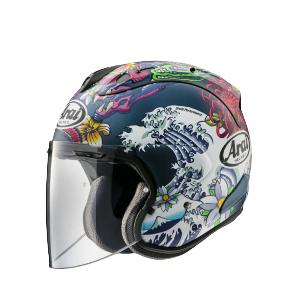 Casque Arai VZ-RAM (SZ-R VAS) Oriental 1 Bleu