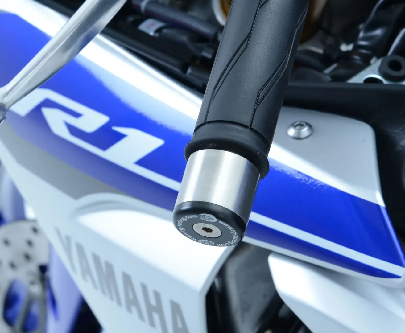 Embouts de guidon noir R&G RACING - Yamaha R1 - Miniature 3