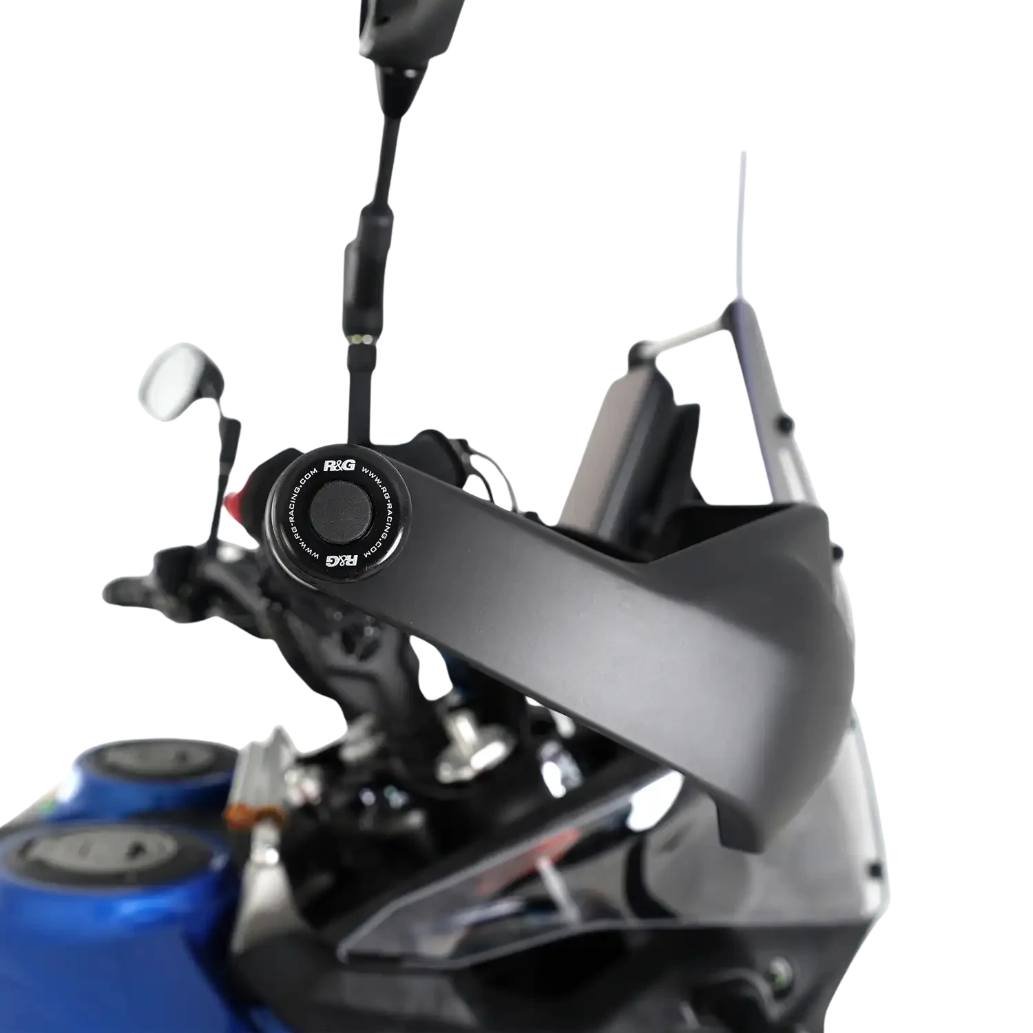 Embouts de guidon CPTB. protège-mains origine R&G RACING noir - Yamaha Ténéré 700 - Miniature 4