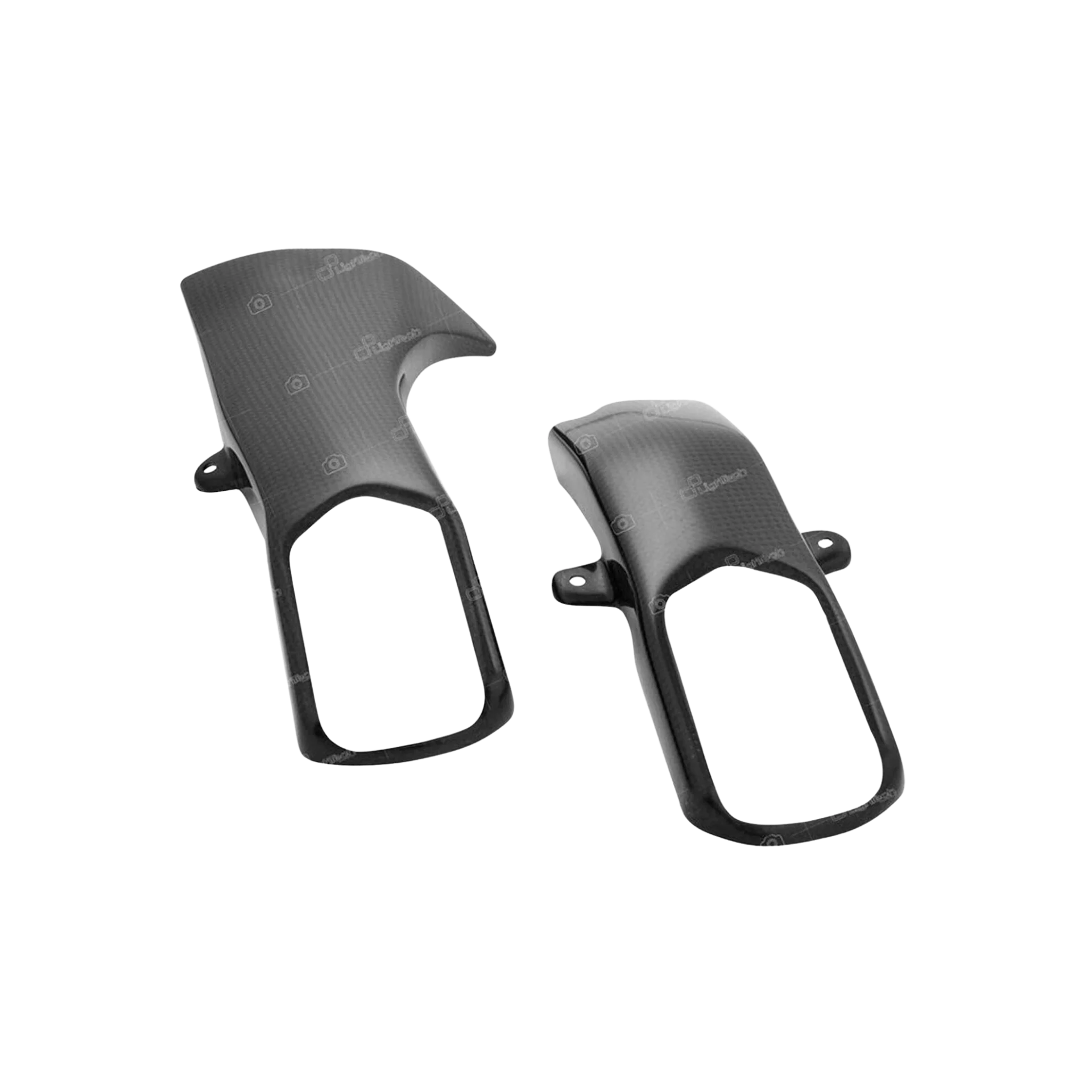 Couvre bras oscillant LIGHTECH carbone mat - Yamaha T-MAX 530 - Image 1