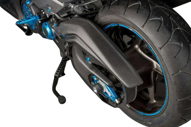 Couvre bras oscillant LIGHTECH carbone mat - Yamaha T-MAX 530 - Miniature 3