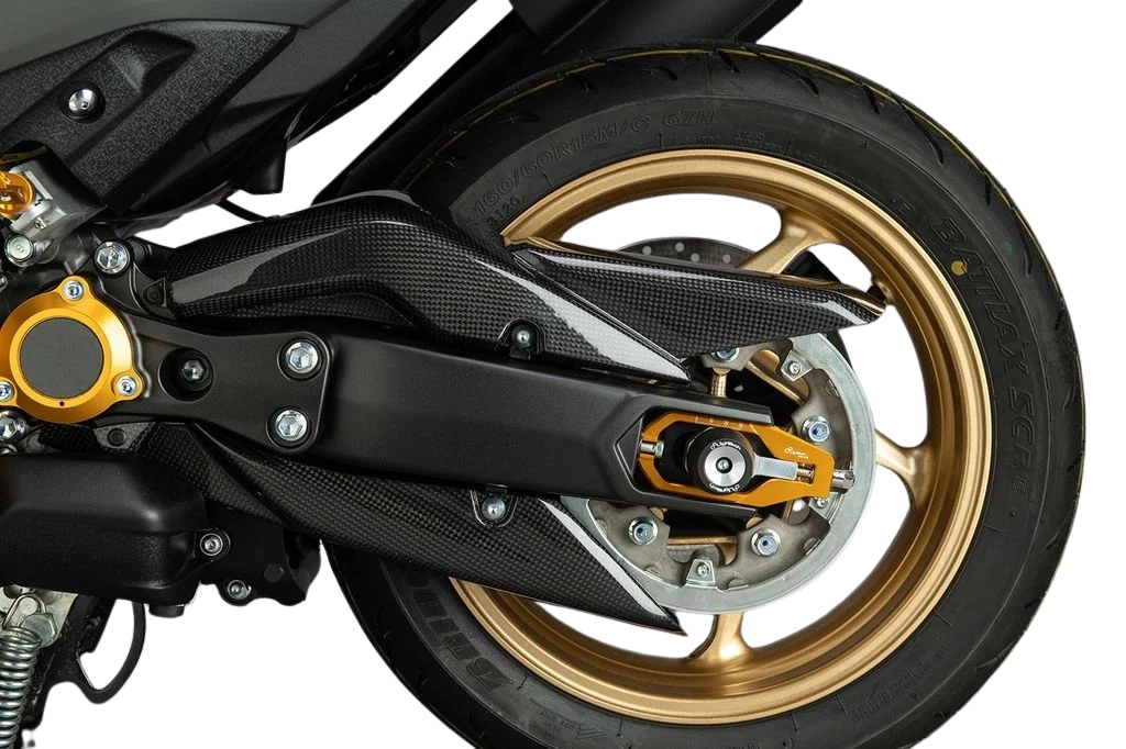 Couvre-carter transmission LIGHTECH carbone brillant - Yamaha T-MAX 530 SX / DX - Miniature 2