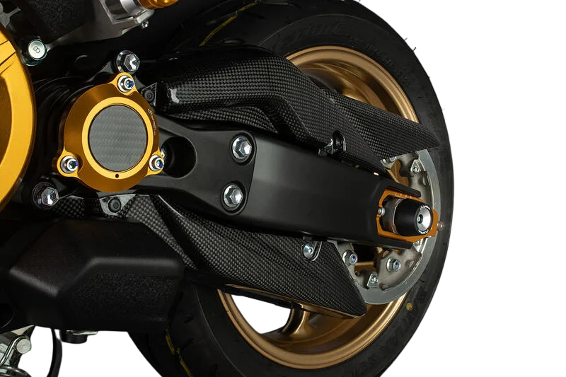Couvre-carter transmission LIGHTECH carbone brillant - Yamaha T-MAX 530 SX / DX - Miniature 3