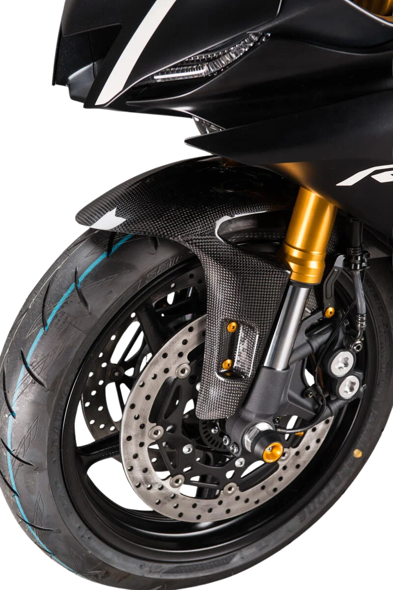 Garde boue avant LIGHTECH carbone brillant - Yamaha MT-10 - Miniature 3