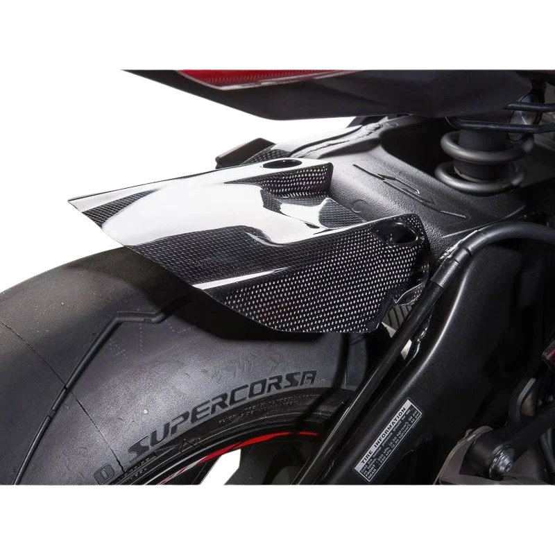 Garde boue arrière LIGHTECH carbone brillant - Yamaha R1 - Miniature 3