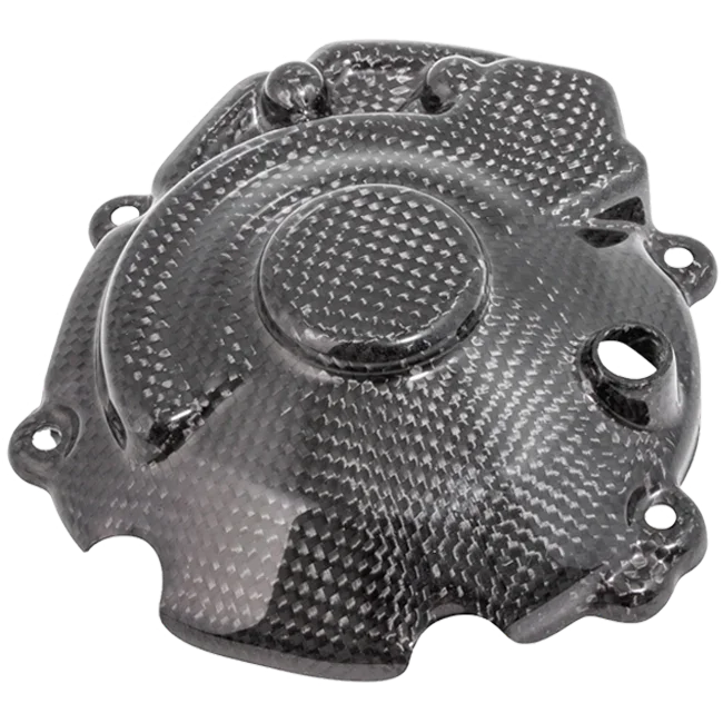 Couvre carter alternateur LIGHTECH carbone brillant - Yamaha R1M - Image 1