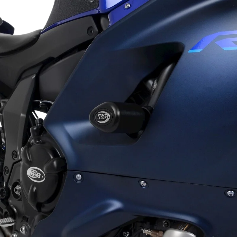 Tampons de protection R&G RACING Aero noir - Yamaha R7 - Miniature 2