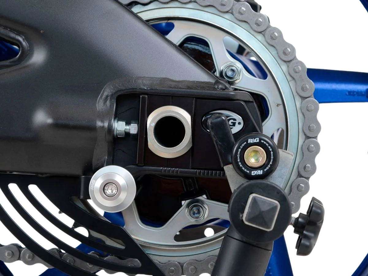 Diabolos / Pions de bras oscillant R&G RACING + platine noir - Yamaha MT-10 - Miniature 2