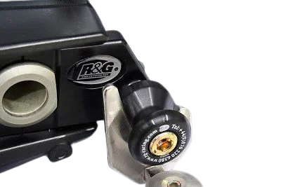 Diabolos / Pions de bras oscillant R&G RACING + platine noir - Yamaha MT-10 - Miniature 3