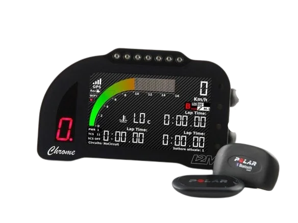 Tableau de bord et chronomètre Chrome PRO2 - Yamaha R1M