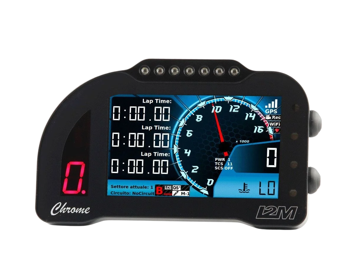 Tableau de bord et chronomètre Chrome PRO2 - Yamaha R1 - Miniature 2