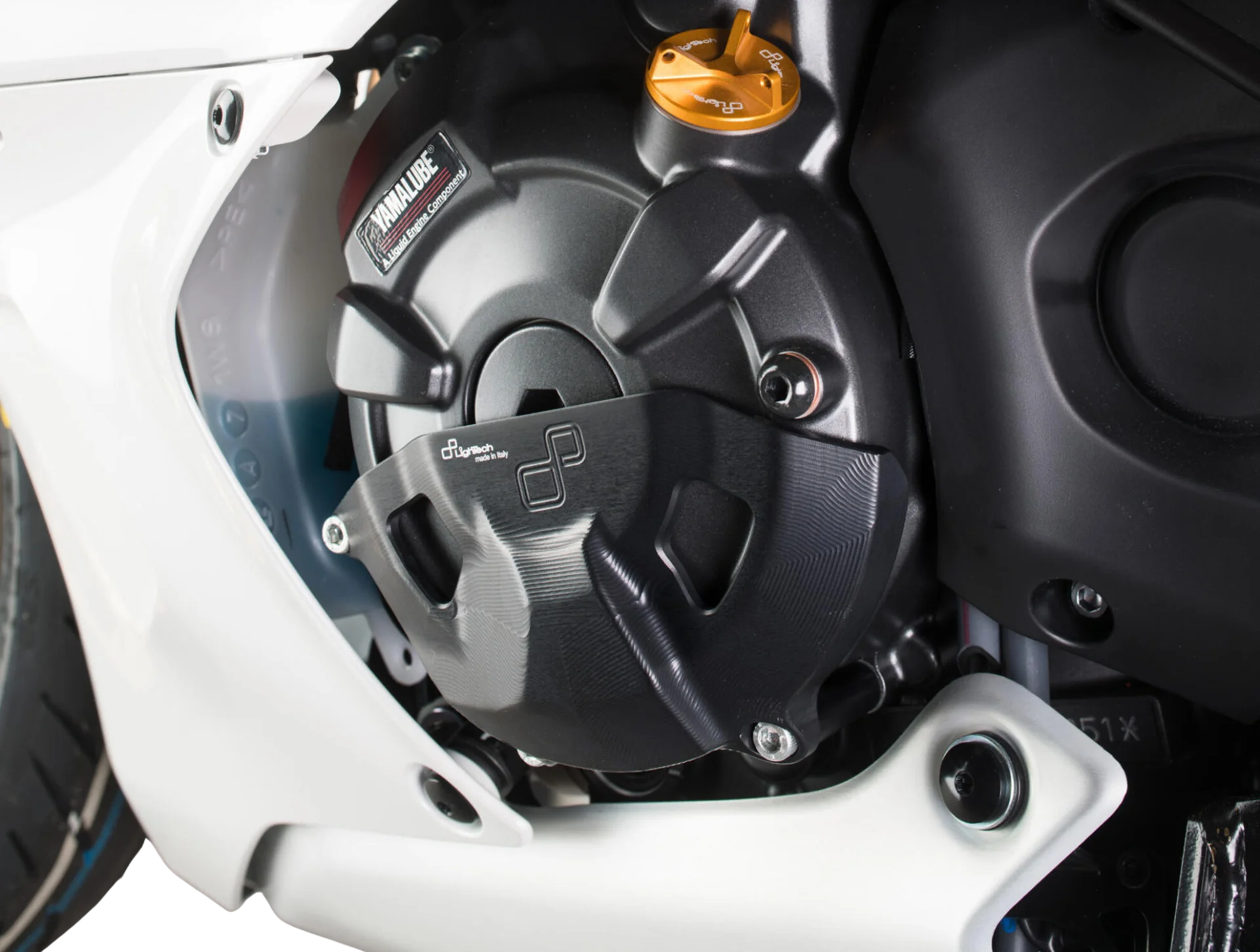 Couvre-carter d'alternateur LIGHTECH - Yamaha R7 - Miniature 2