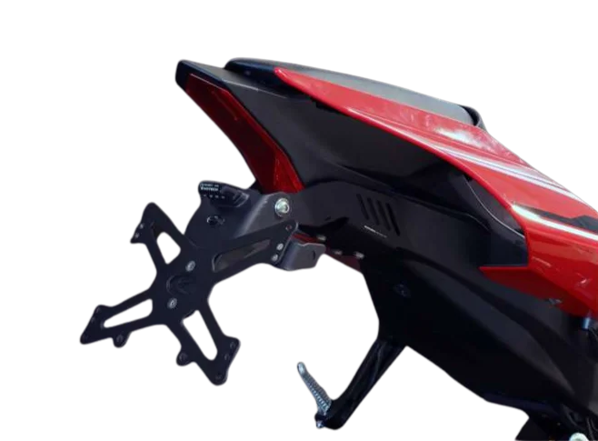 Support de plaque court EVOTECH - Yamaha R1 - Miniature 2