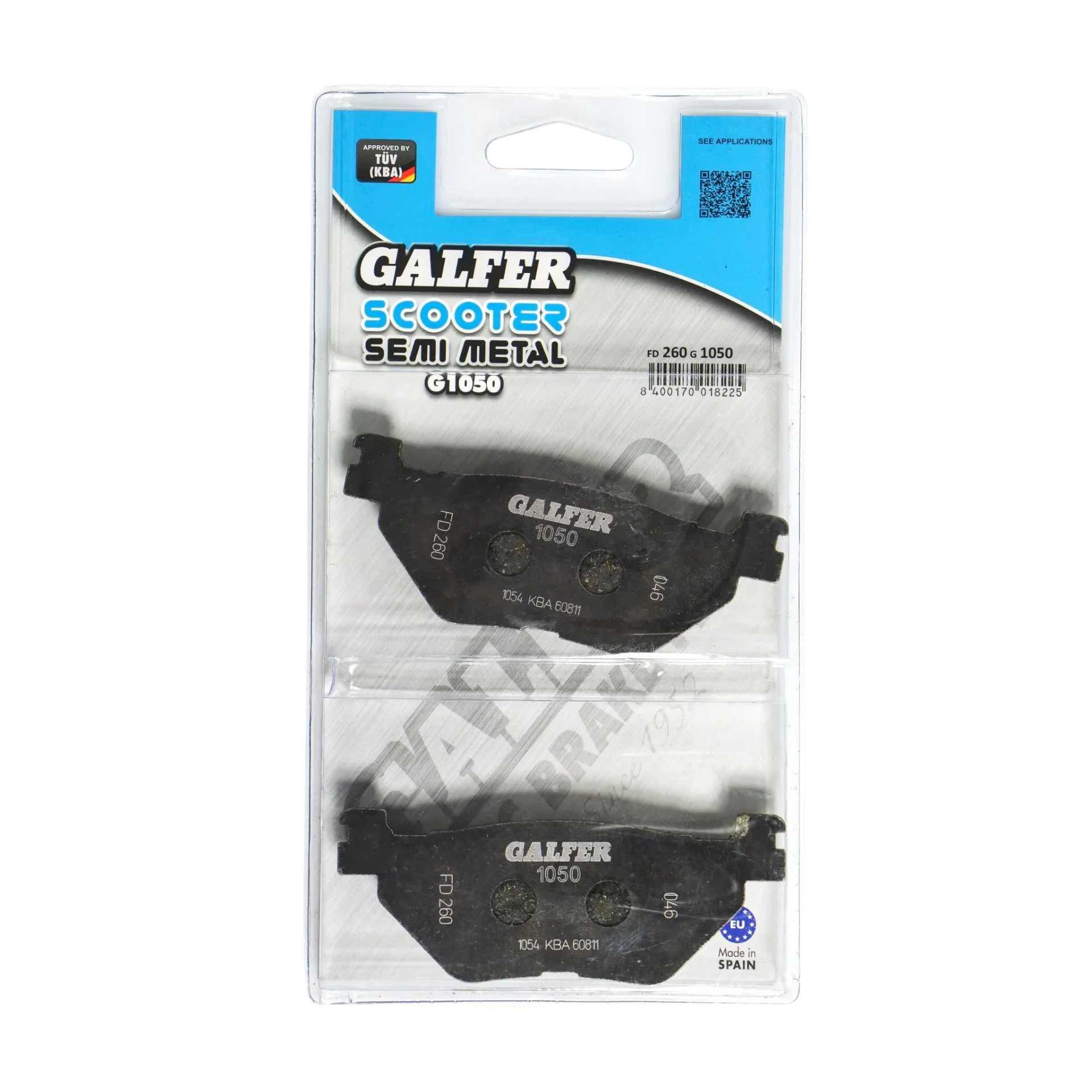 Plaquettes de Frein Arrière GALFER SM - Yamaha T-MAX 530 - Miniature 2
