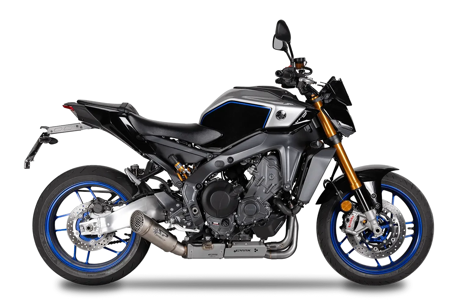 Ligne Complète Spark Grid-O Titane - Yamaha MT-09 - Miniature 2
