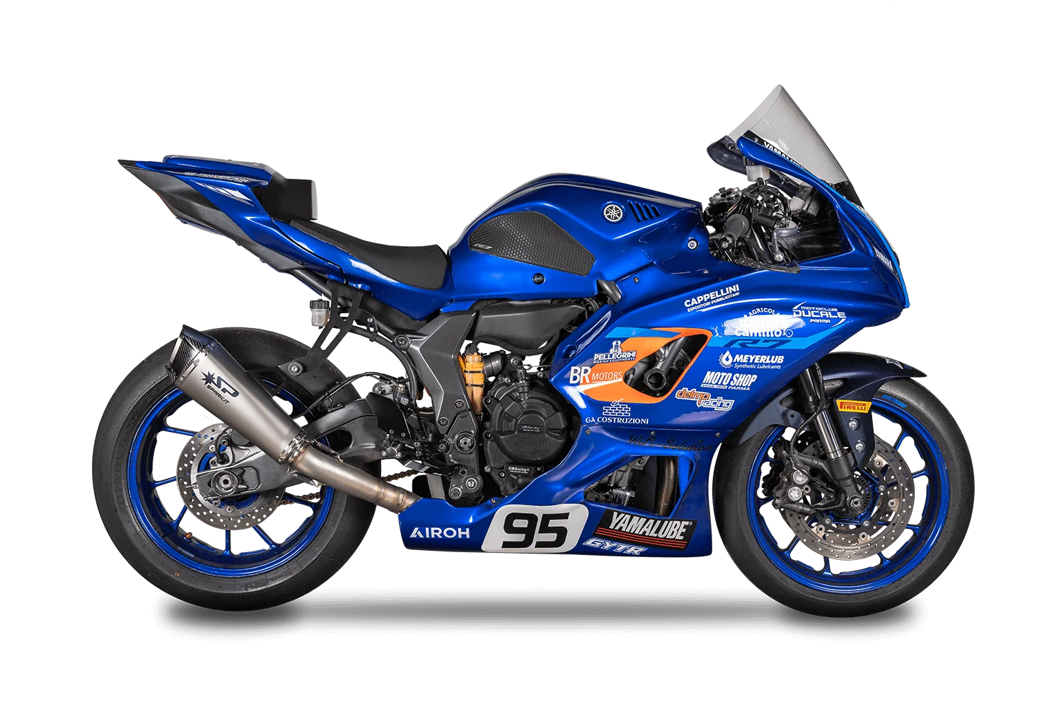 Ligne Complète SPARK Konix titane - Yamaha R7 - Miniature 2