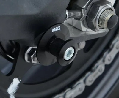 Diabolos / Pions de Bras Oscillant R&G RACING Noir -M6 x 1.00  Yamaha MT-09 - Miniature 2