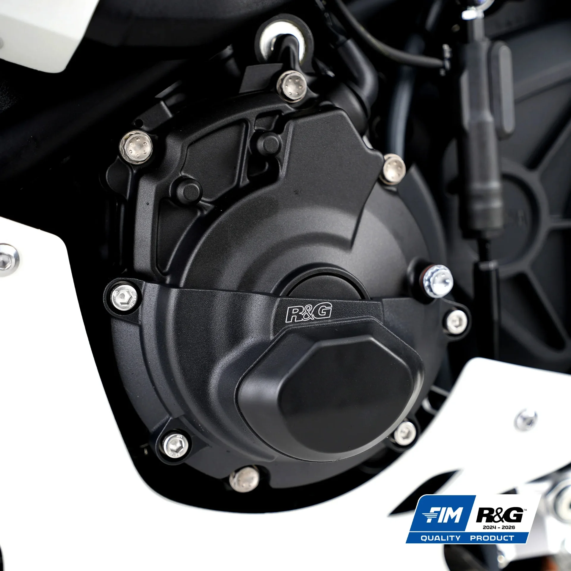 Kit de couvre-carter moteur R&G RACING Pro (alternateur/embrayage/pompe à huile) - Yamaha R1 - Image 1