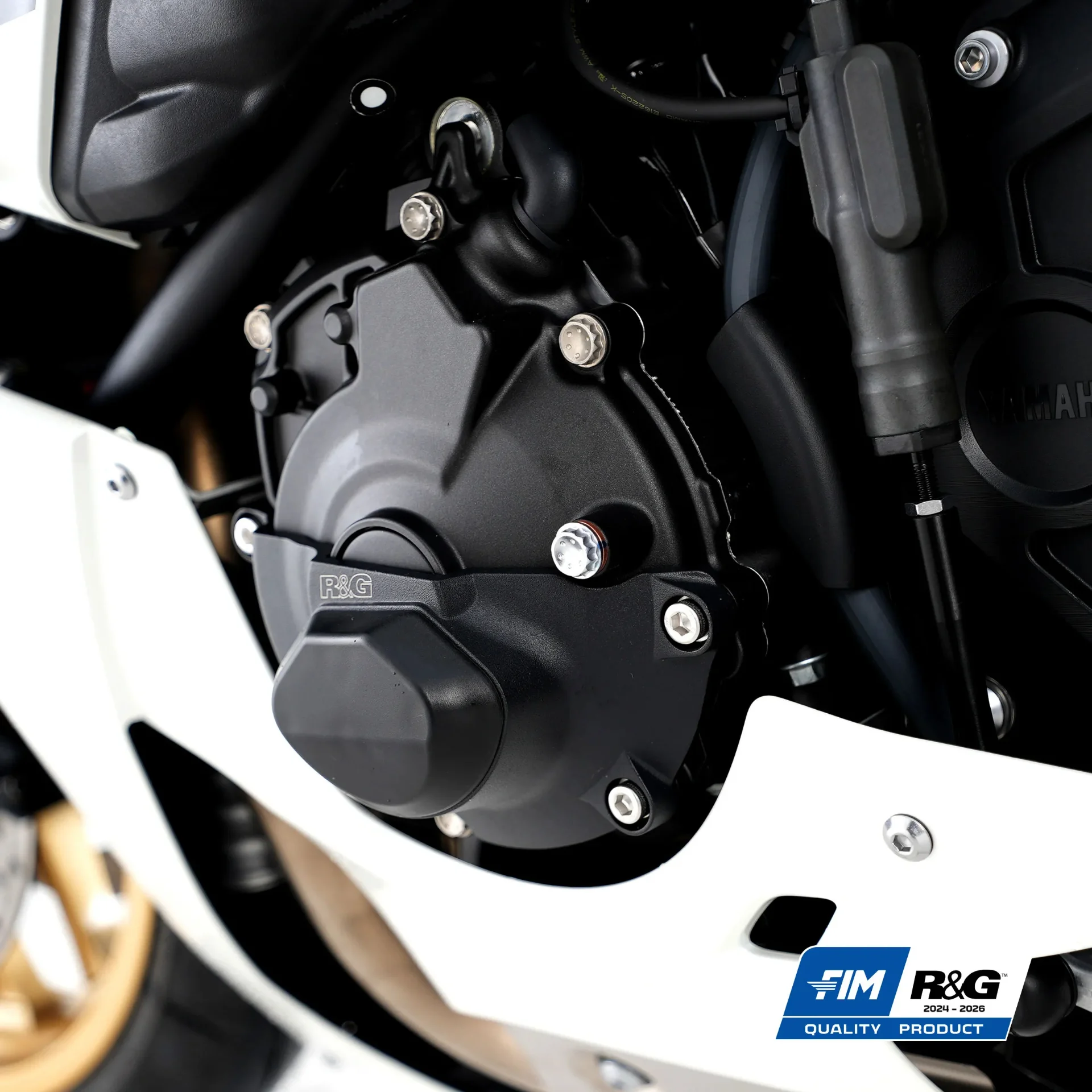 Kit de couvre-carter moteur R&G RACING Pro (alternateur/embrayage/pompe à huile) - Yamaha R1 - Miniature 2