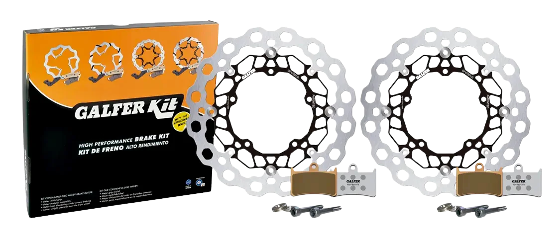 Kit disque de frein Oversize GALFER CUBIQ - Yamaha T-Max 560