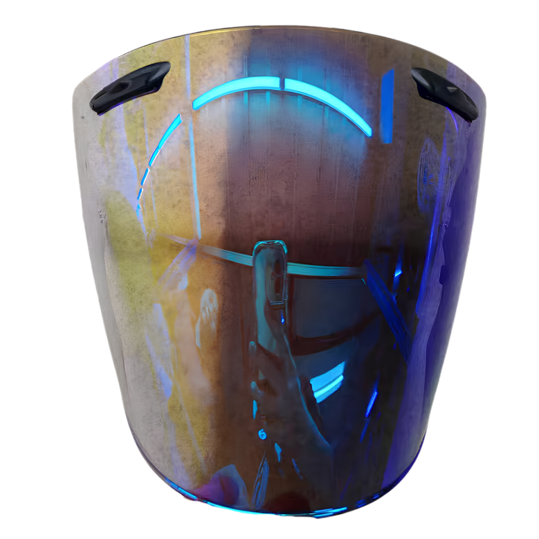 Visière LH 4 Saisons Iridium Bleue pour Arai VZ-RAM / SZ-R